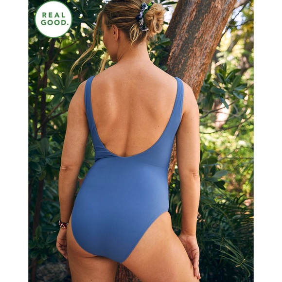 🆕 Aerie ribbed knot one piece swim suit 💙 - Picture 7 of 11